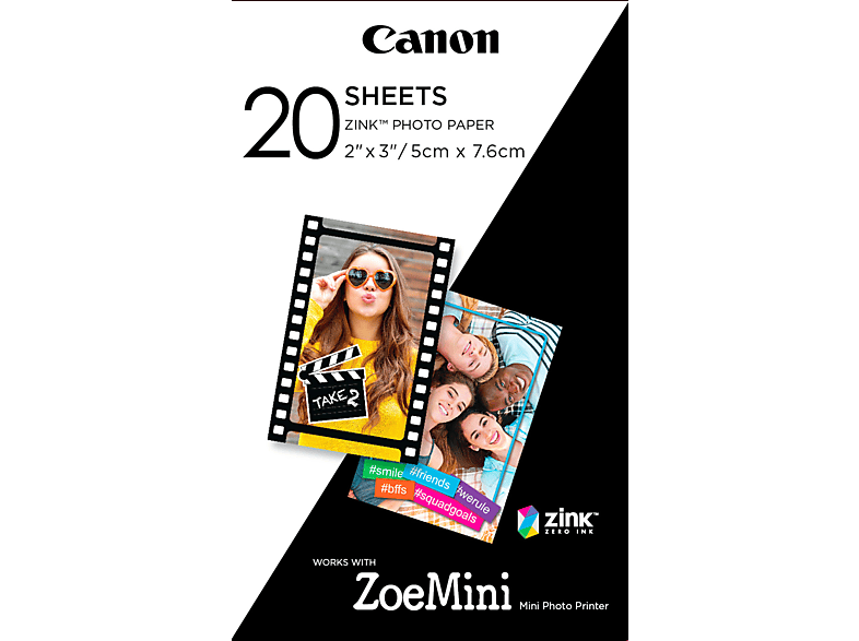 CANON ZP-2030 ZIMK 20S - Fotopapier (Weiss)