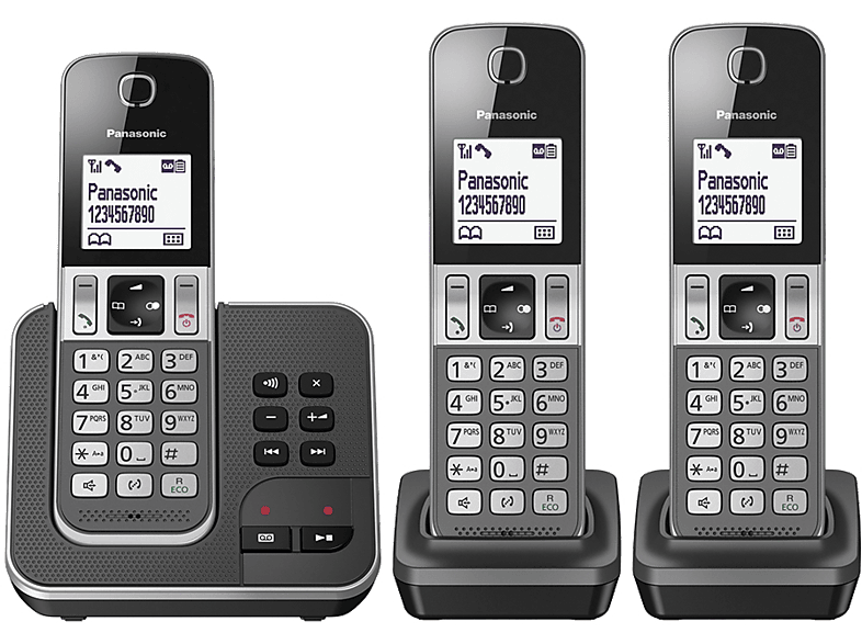 PANASONIC Draadloze telefoon KX-TGD323NLG Trio