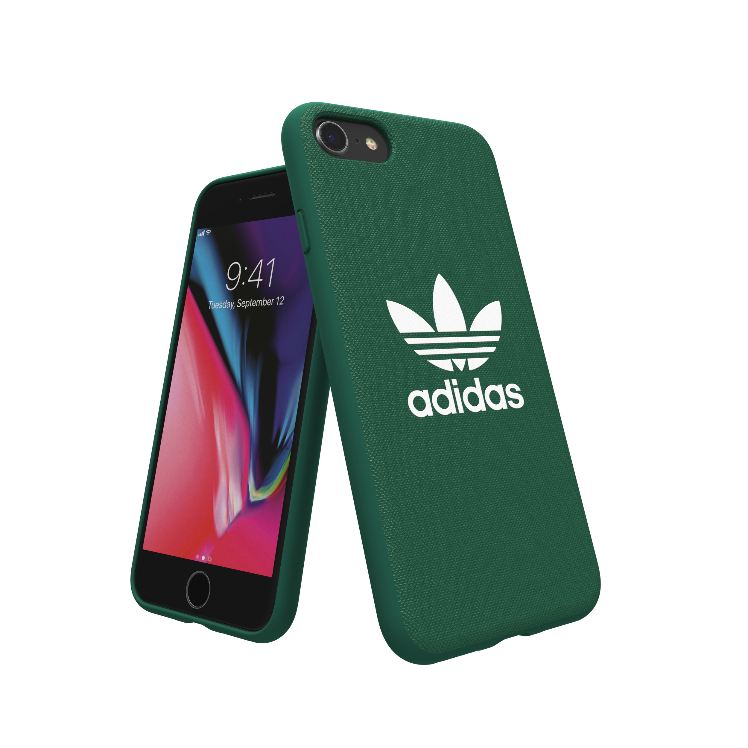 ADIDAS ORIGINALS 29934 OR MOULDED CASE IP 6 7 8 GREEN, Backcover, Apple, iPhone 6, iPhone 7, iPhone 8, Grün