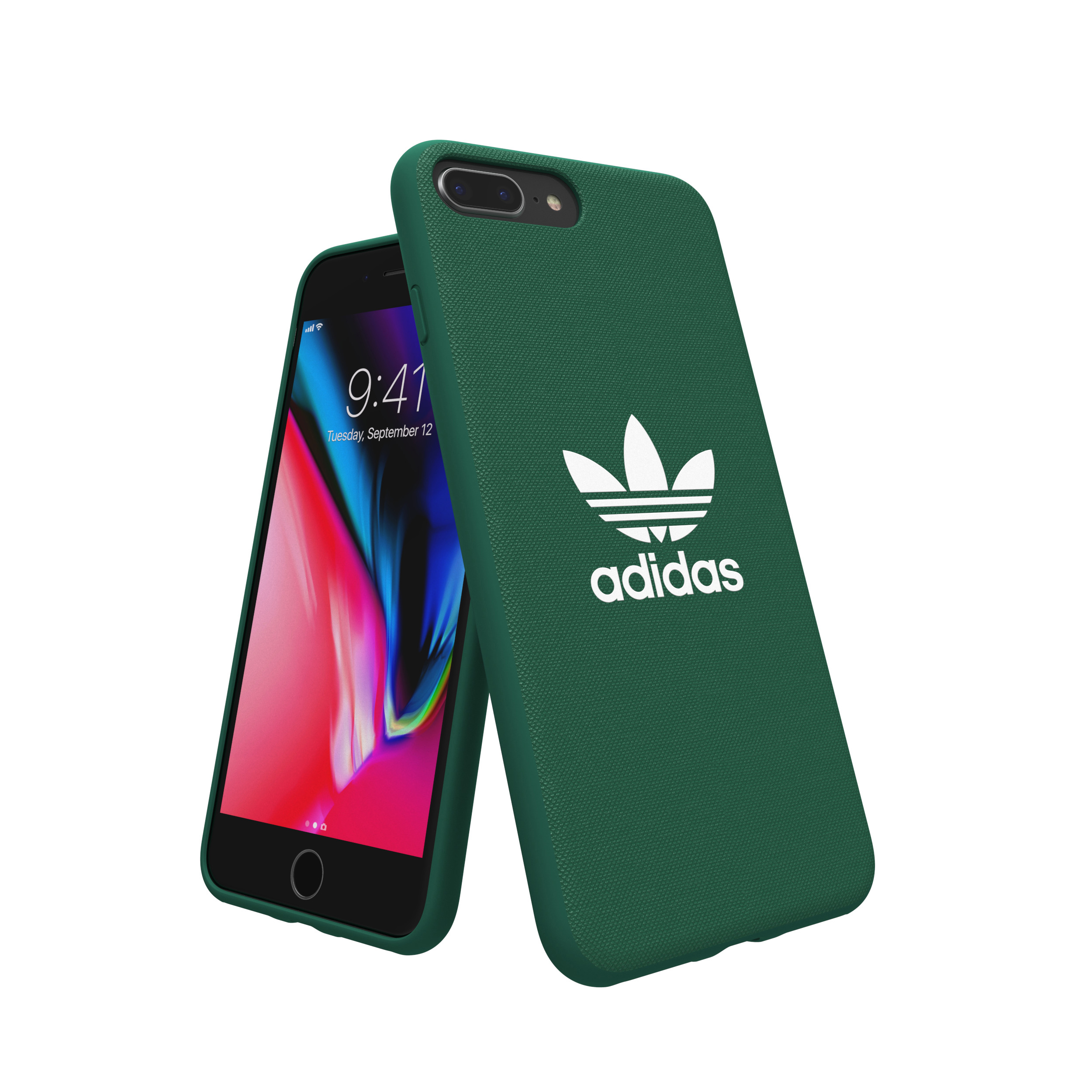 ADIDAS ORIGINALS OR Moulded Case, Backcover, Apple, iPhone 6 Plus, iPhone 7 Plus, iPhone 8 Plus, Grün
