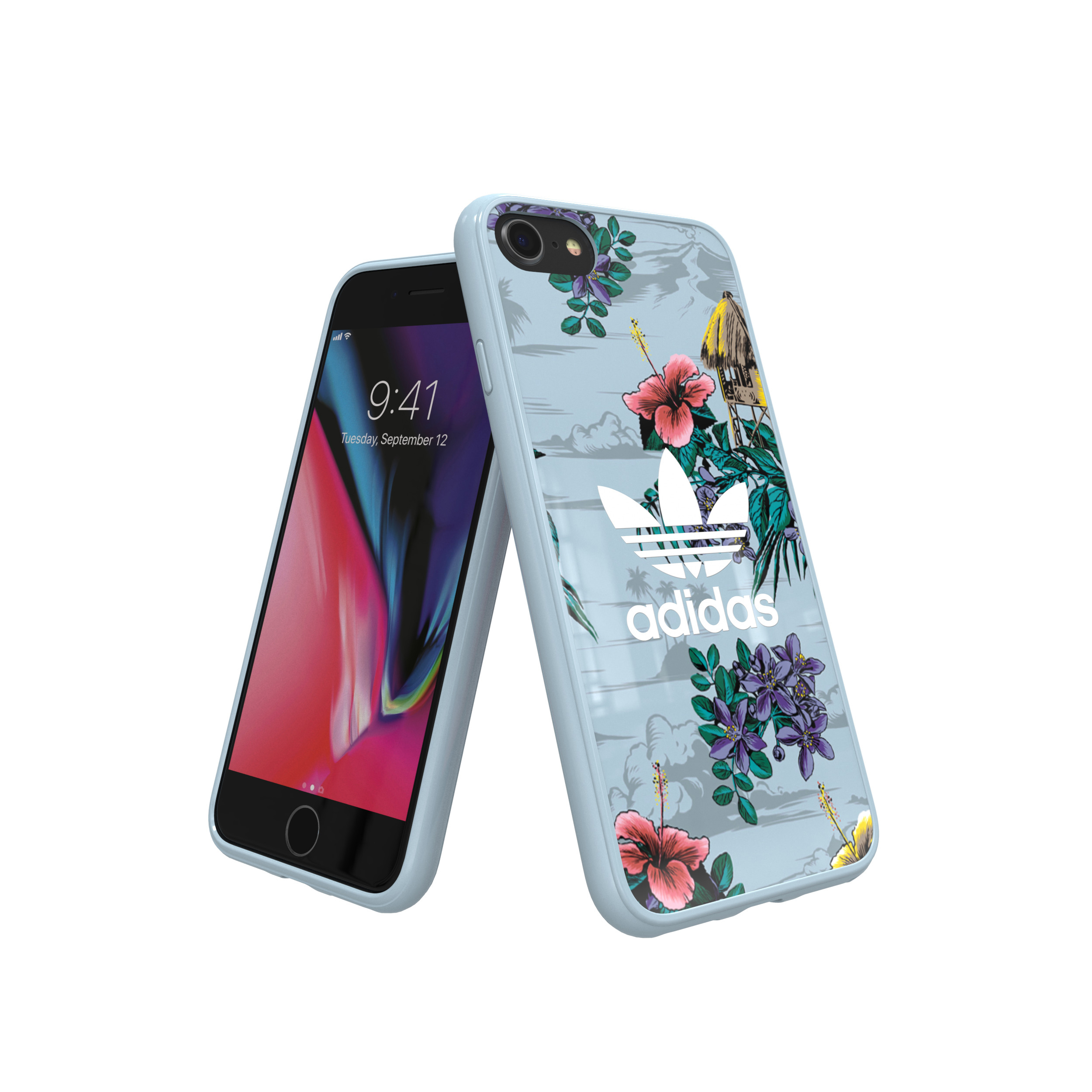 ADIDAS ORIGINALS OR SN. Case, Backcover, Apple, iPhone 6, iPhone 7, iPhone 8, Grau