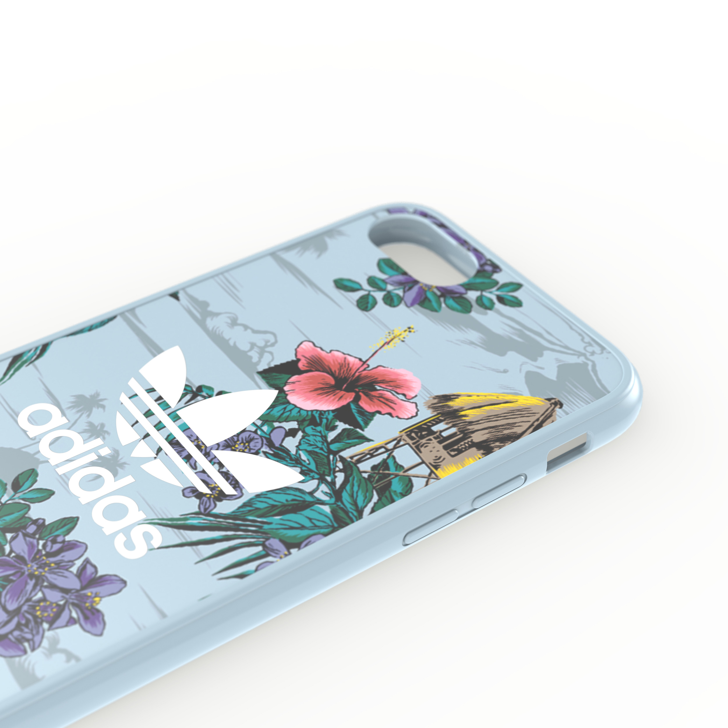 ADIDAS ORIGINALS OR SN. Case, Backcover, Apple, iPhone 6, iPhone 7, iPhone 8, Grau