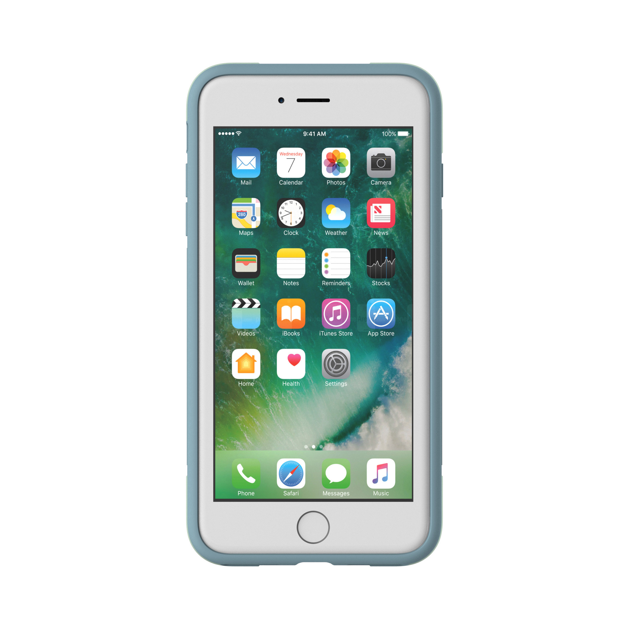 ADIDAS SPORT SP Solo, Backcover, Apple, iPhone 6 Plus, iPhone 7 Plus, iPhone 8 Plus, Grün