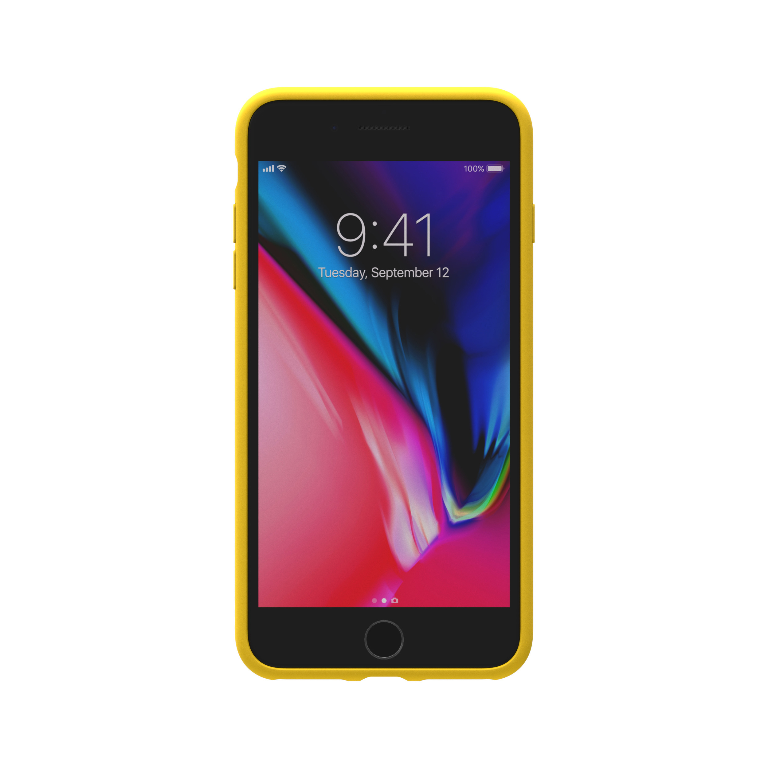 ADIDAS ORIGINALS OR Moulded Case, Backcover, Apple, iPhone 6 Plus, iPhone 7 Plus, iPhone 8 Plus, Gelb