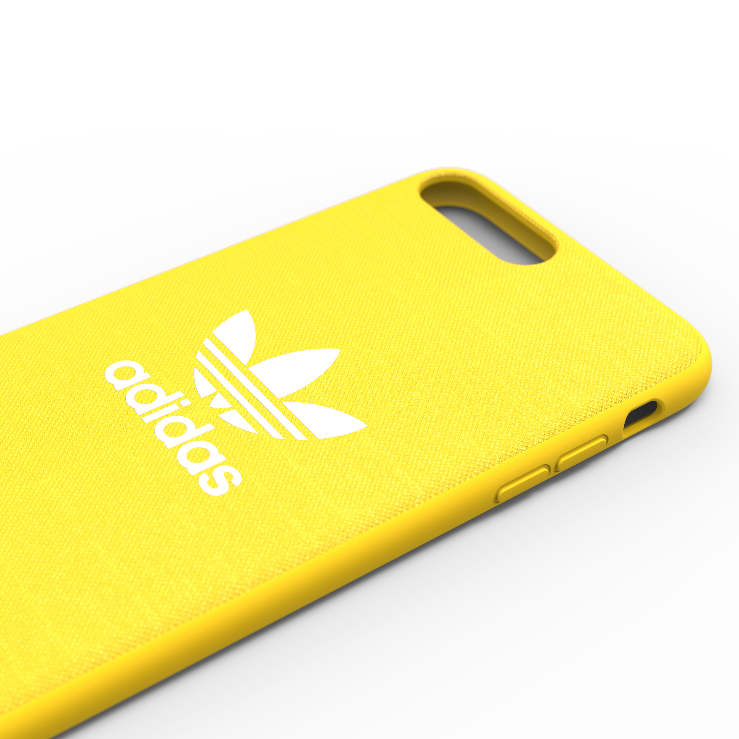 ADIDAS ORIGINALS OR Moulded Case, Backcover, Apple, iPhone 6 Plus, iPhone 7 Plus, iPhone 8 Plus, Gelb