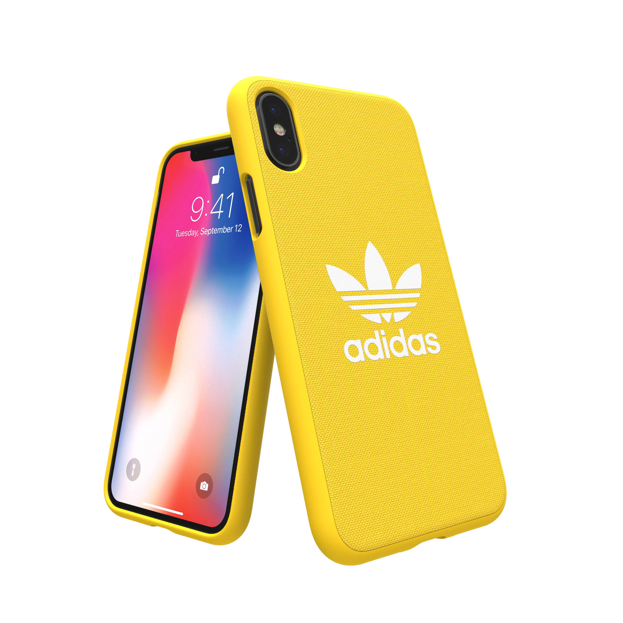 ADIDAS ORIGINALS Moulded Case, Backcover, Apple, iPhone X, Gelb