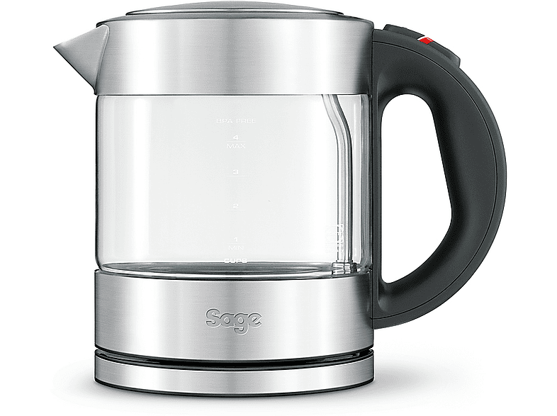 Sage SKE395CLR4EEU1 The Compact Kettle Pure Wasserkocher (Silber/Transparent, 1 l, 2400 Watt) — Foto 2 von 2