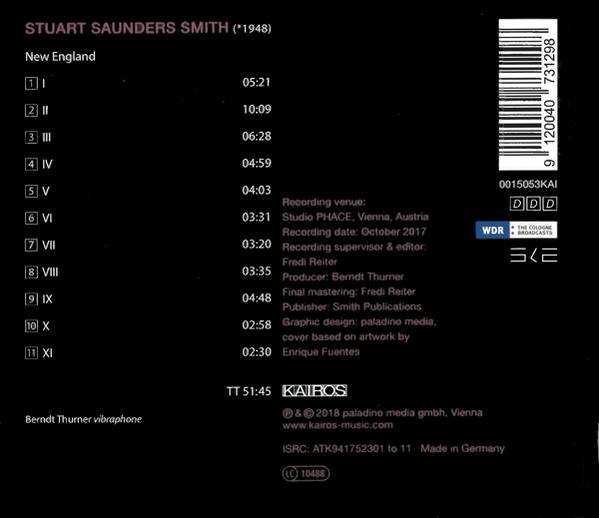 Berndt Thurner - New England  - (CD)