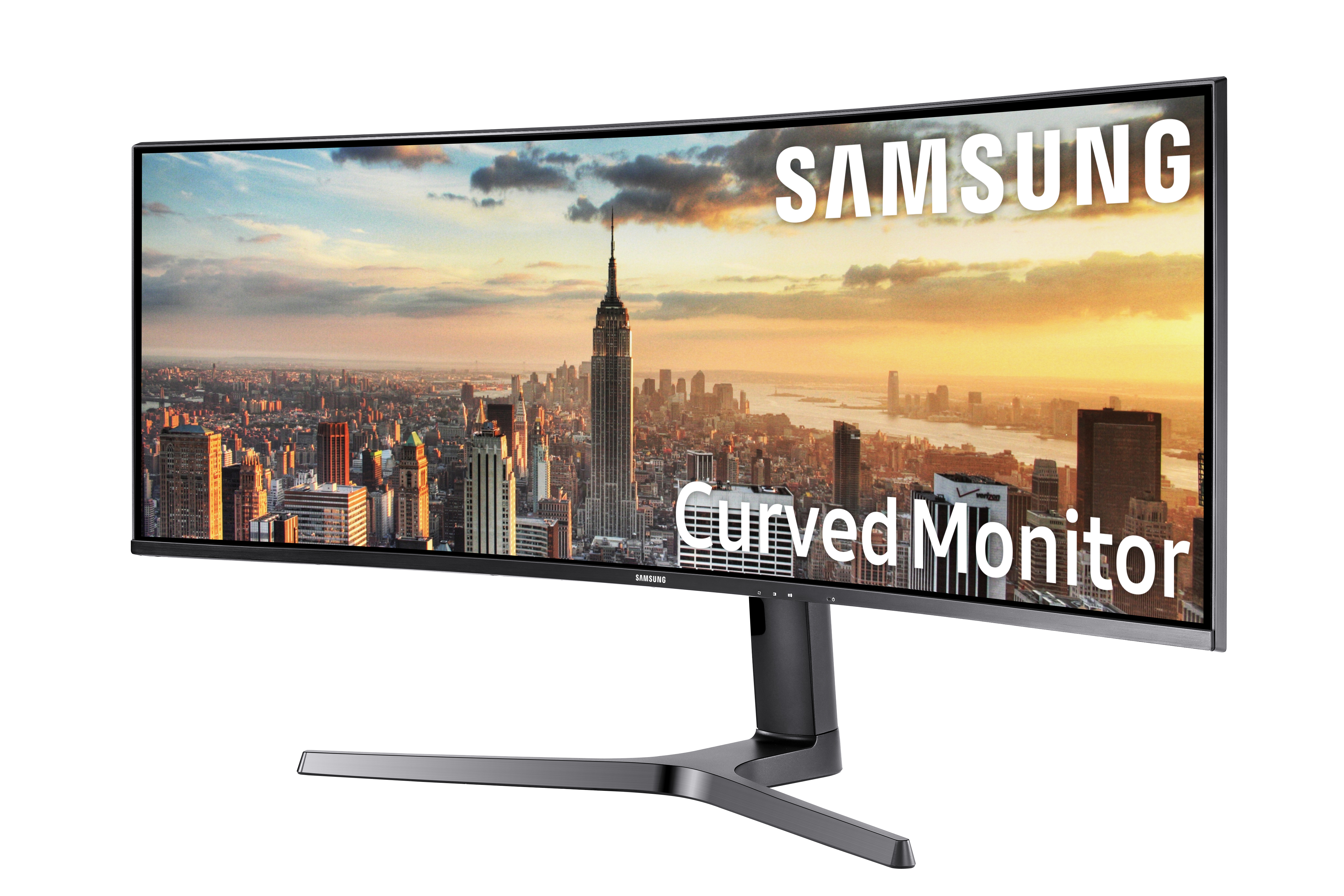 SAMSUNG Monitor LC43J890DKUXZG Curved 43 Zoll 43 Zoll Monitor, UHD 4K, 5 ms Reaktionszeit, 120 Hz, Dunkelblaugrau