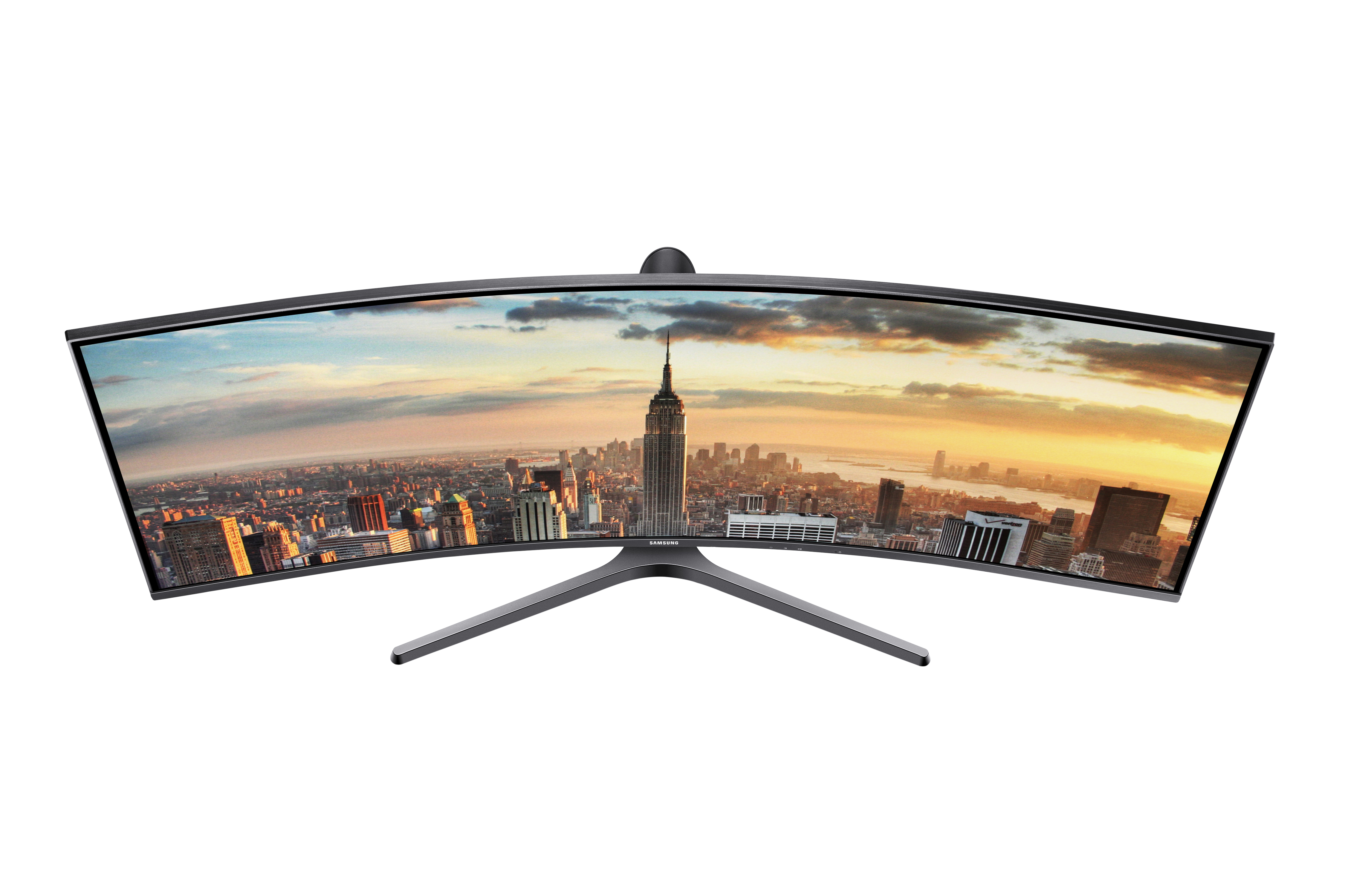 SAMSUNG Monitor LC43J890DKUXZG Curved 43 Zoll 43 Zoll Monitor, UHD 4K, 5 ms Reaktionszeit, 120 Hz, Dunkelblaugrau