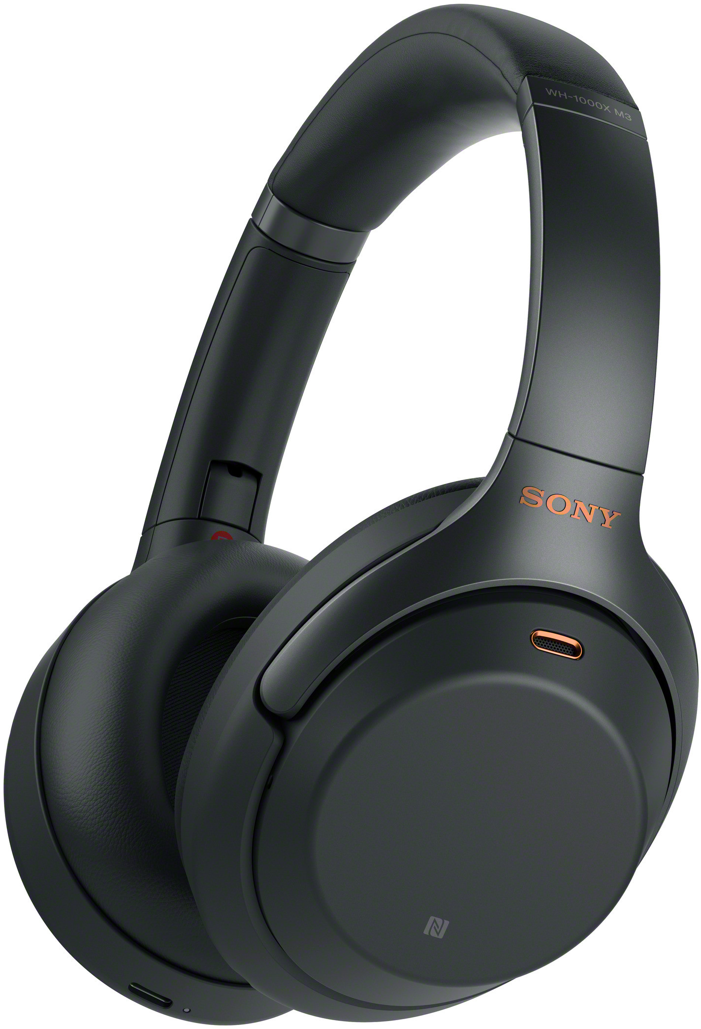 SONY Bluetooth Kopfhörer WH-1000XM3 mit Geräuschminimierung, schwarz