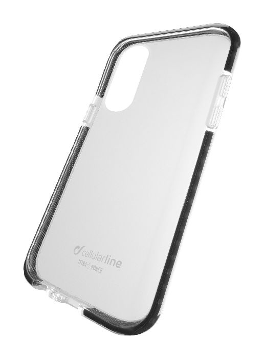 CELLULAR LINE TETRA FORCE SHOCK TWIST, Backcover, Apple, iPhone XR, Schwarz