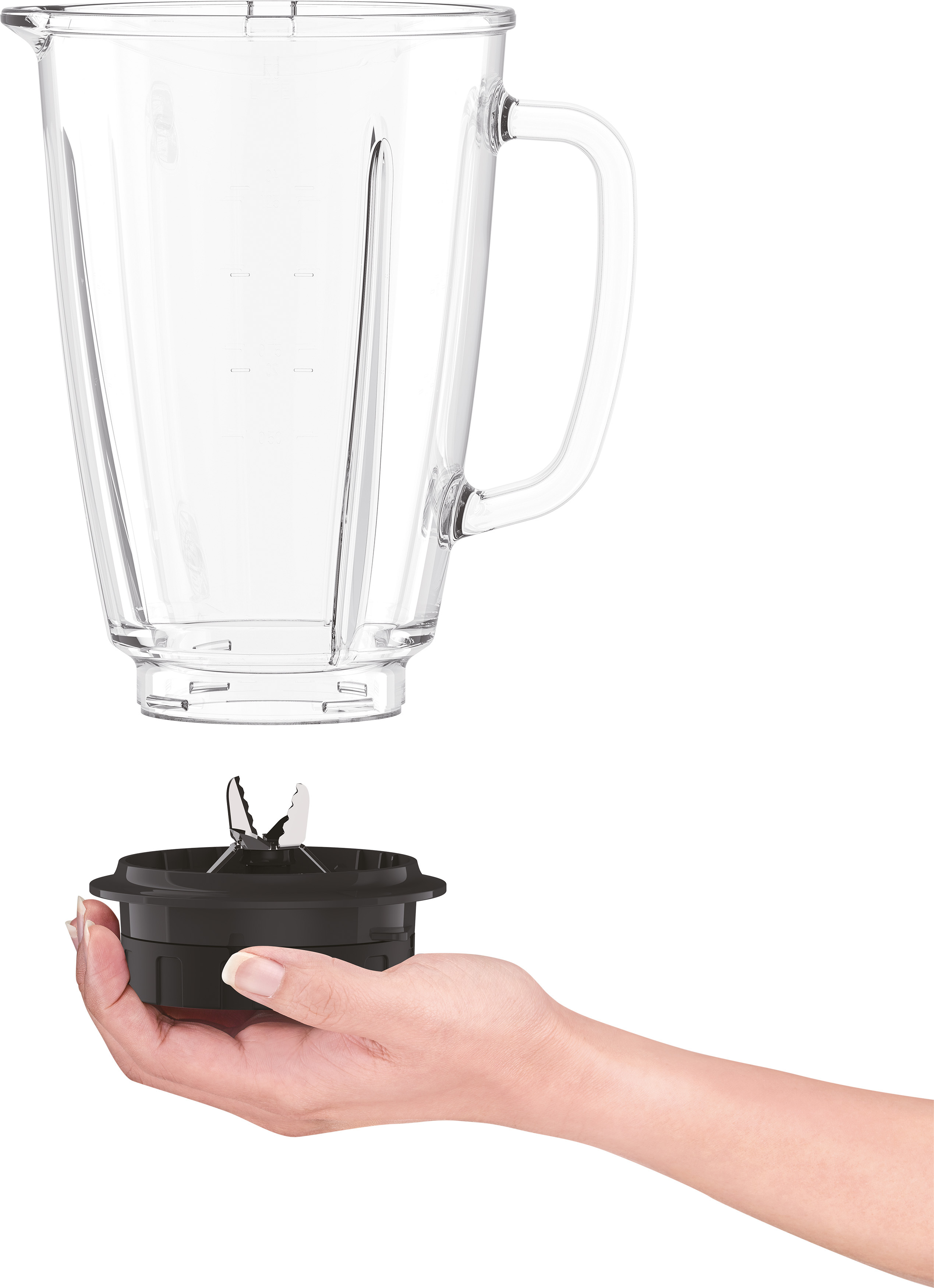 KRUPS KB4351 Blendforce+ Standmixer Weiß (800 Watt, 1.75 l)
