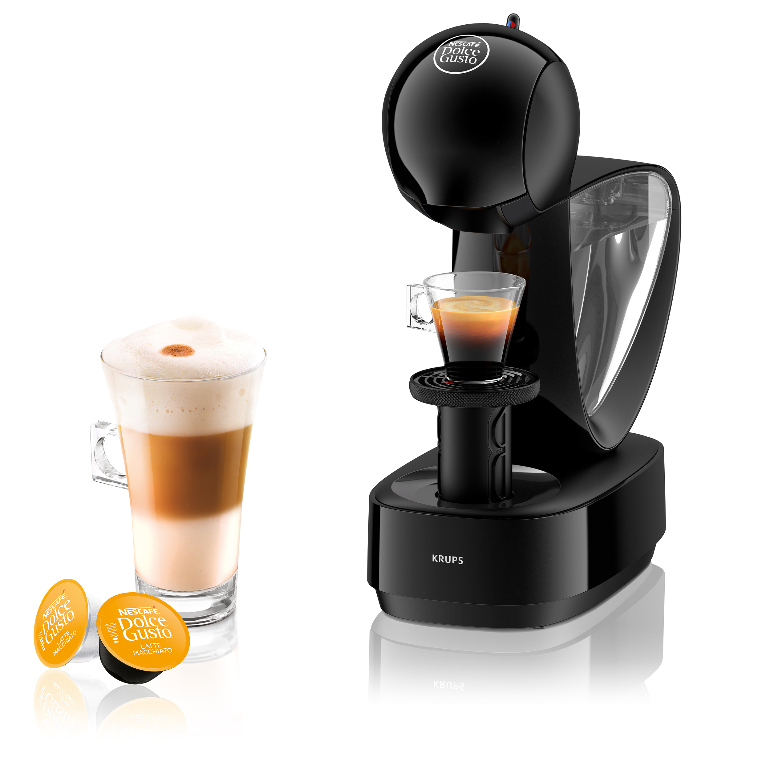 KRUPS KP1708 Nescafé Dolce Gusto Infinissima Kapselmaschine Schwarz
