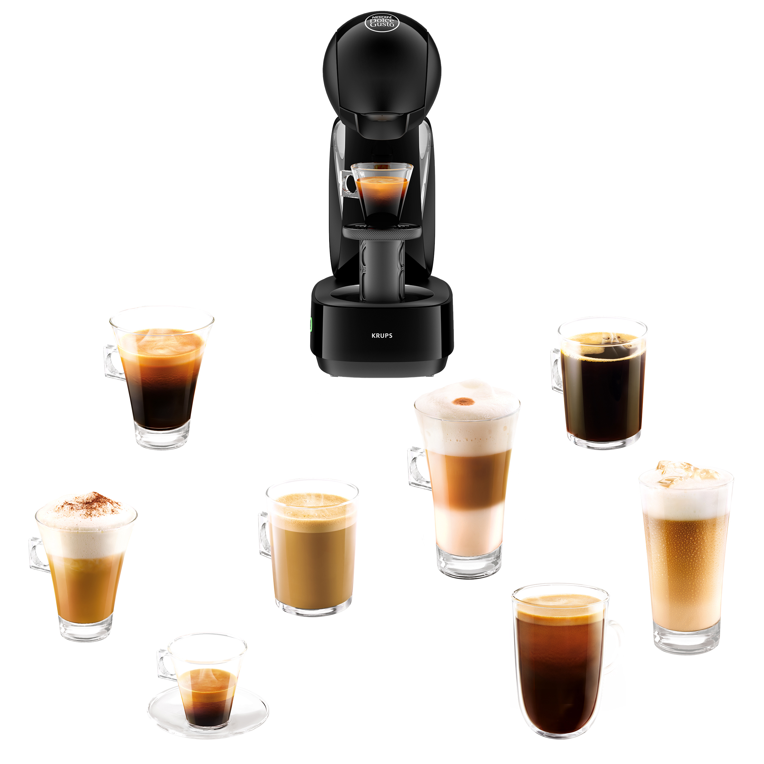 KRUPS KP1708 Nescafé Dolce Gusto Infinissima Kapselmaschine Schwarz