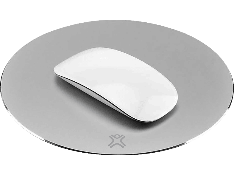 XTREMEMAC Gaming MAUSpad XM-MPR-SLV RundES Aluminium, Silber