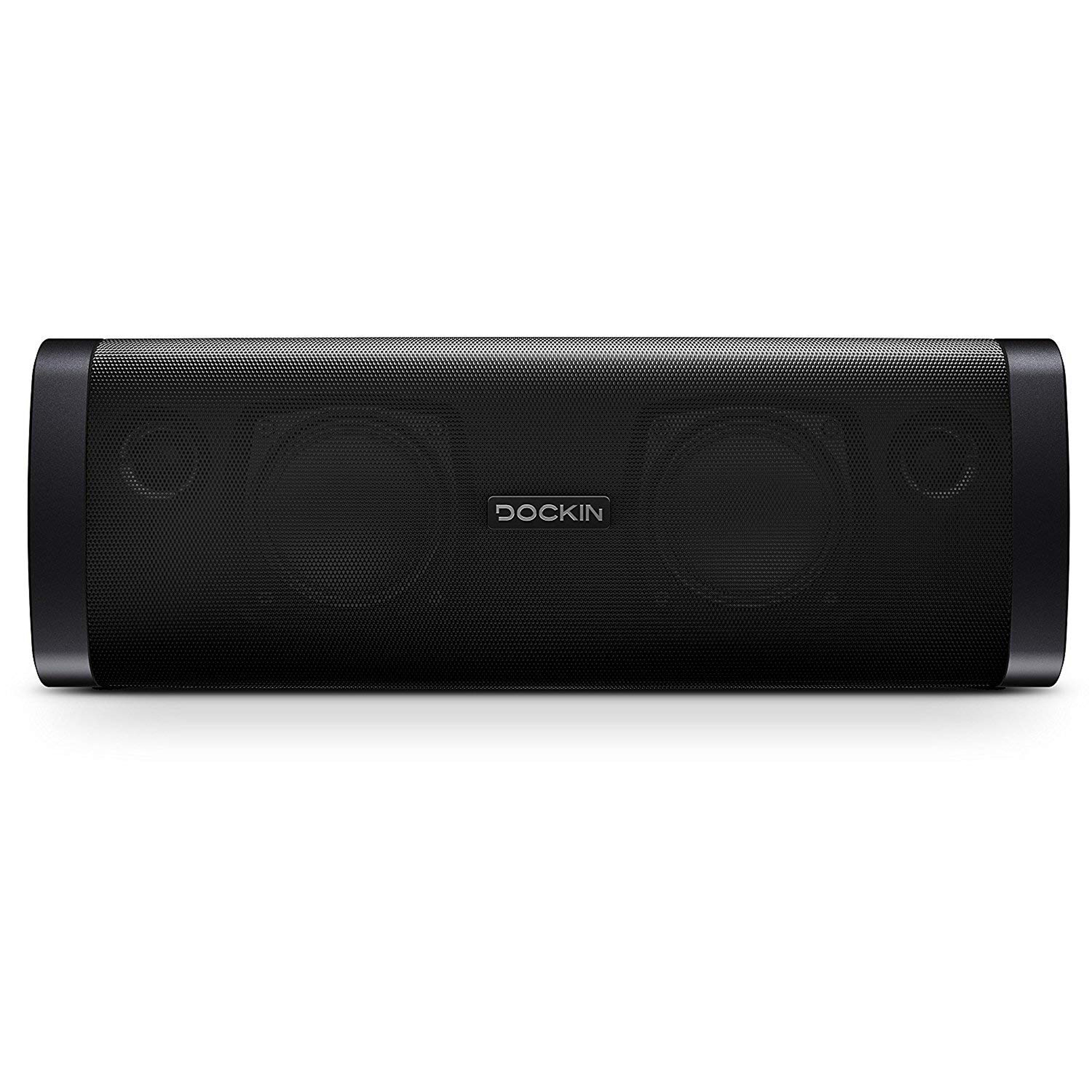 DOCKIN D Fine+ BT Bluetooth Lautsprecher, Schwarz, Wasserfest