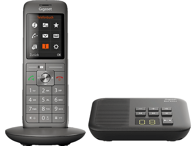 GIGASET CL660A Schnurloses Telefon mit Anrufbeantworter