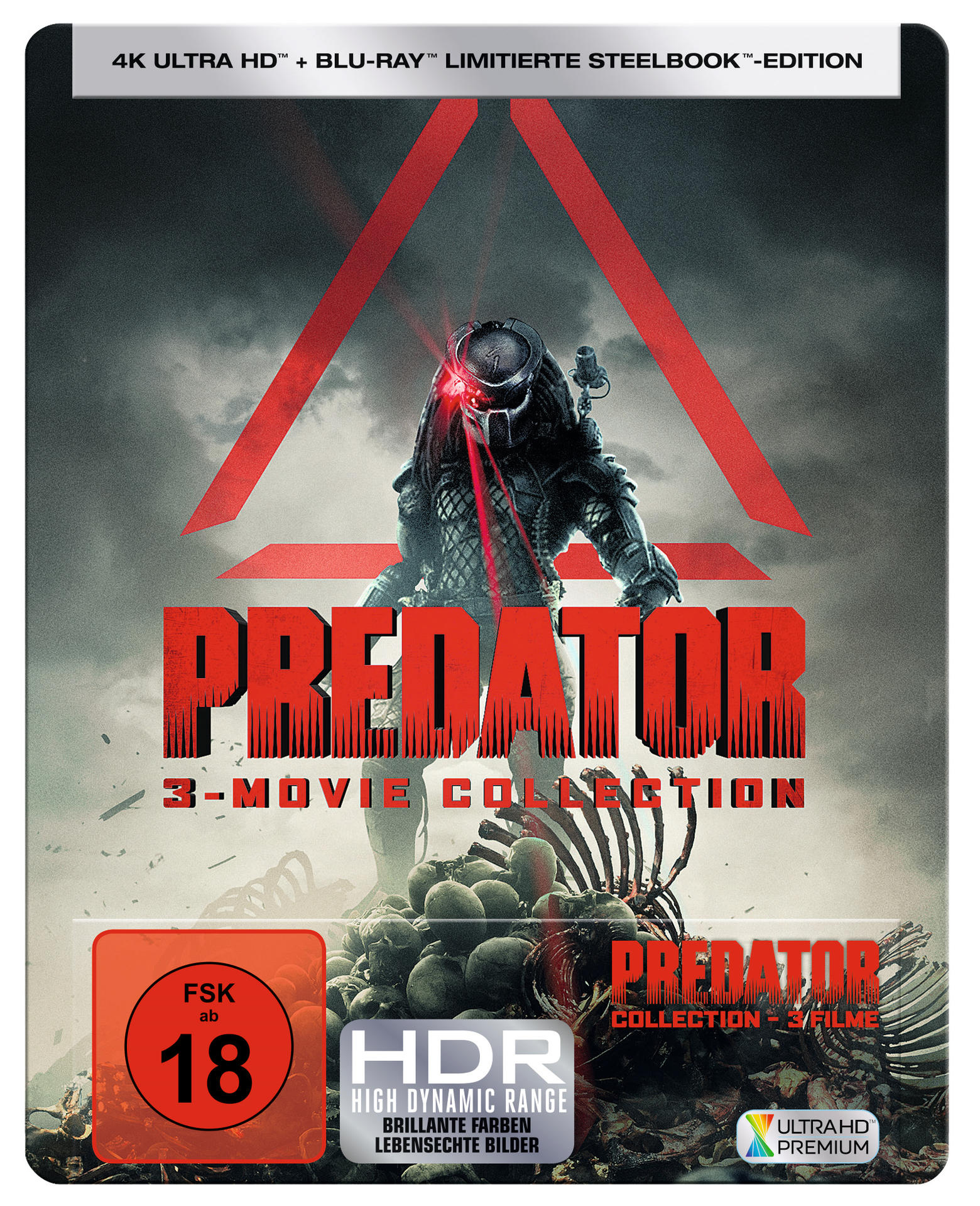 Predator, Predator 2, Predators 4K Ultra HD Blu-ray + Blu-ray