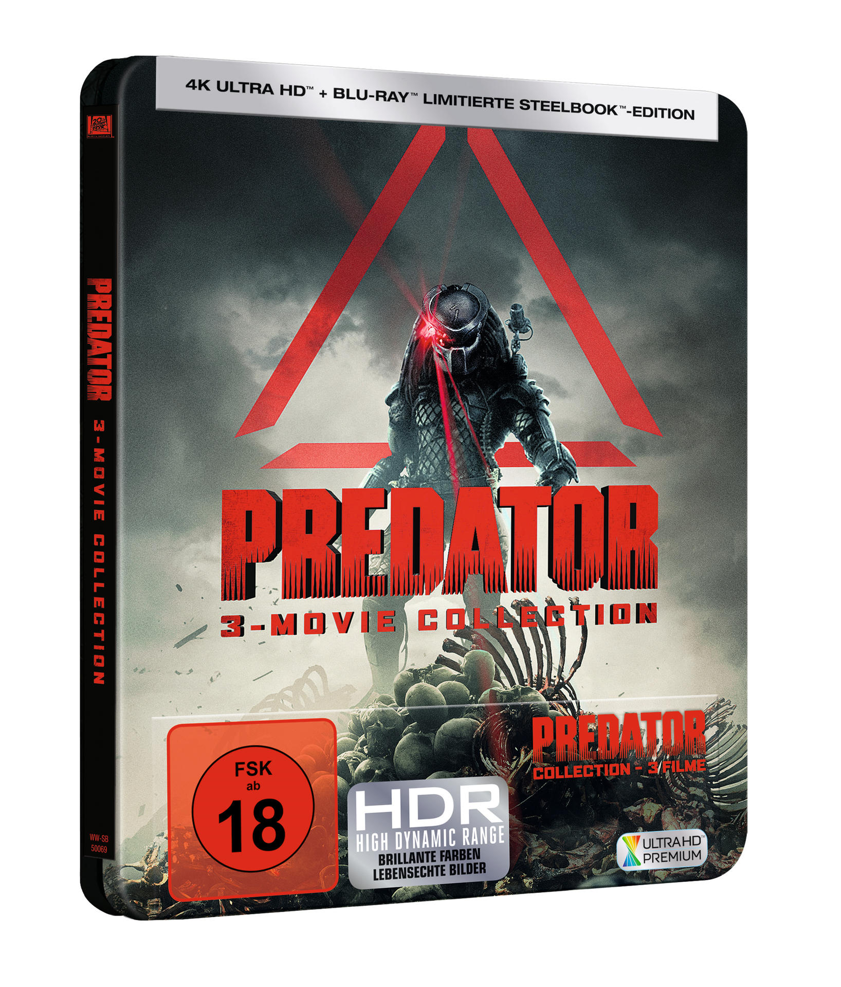 Predator, Predator 2, Predators 4K Ultra HD Blu-ray + Blu-ray
