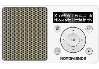 NORDMENDE Transita 100  Digitalradio, DAB+, FM, Weiß/Perlgold