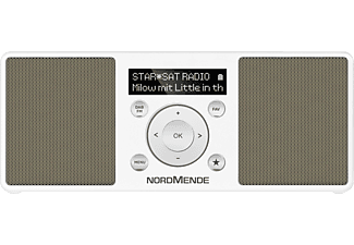 NORDMENDE Transita 200  Digitalradio, DAB+, FM, Weiß/Perlgold
