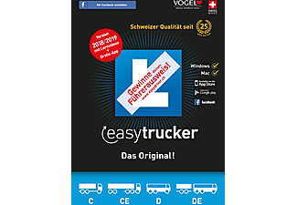 easytrucker 2018/19 Test di teoria per camion (Cat. C/CE+D/DE) - PC/MAC - Allemand, Français, Italien