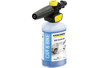 KÄRCHER Connect 'n' clean + (+1lt Autoshampoo) - Schaumdüse (Schwarz/Gelb)