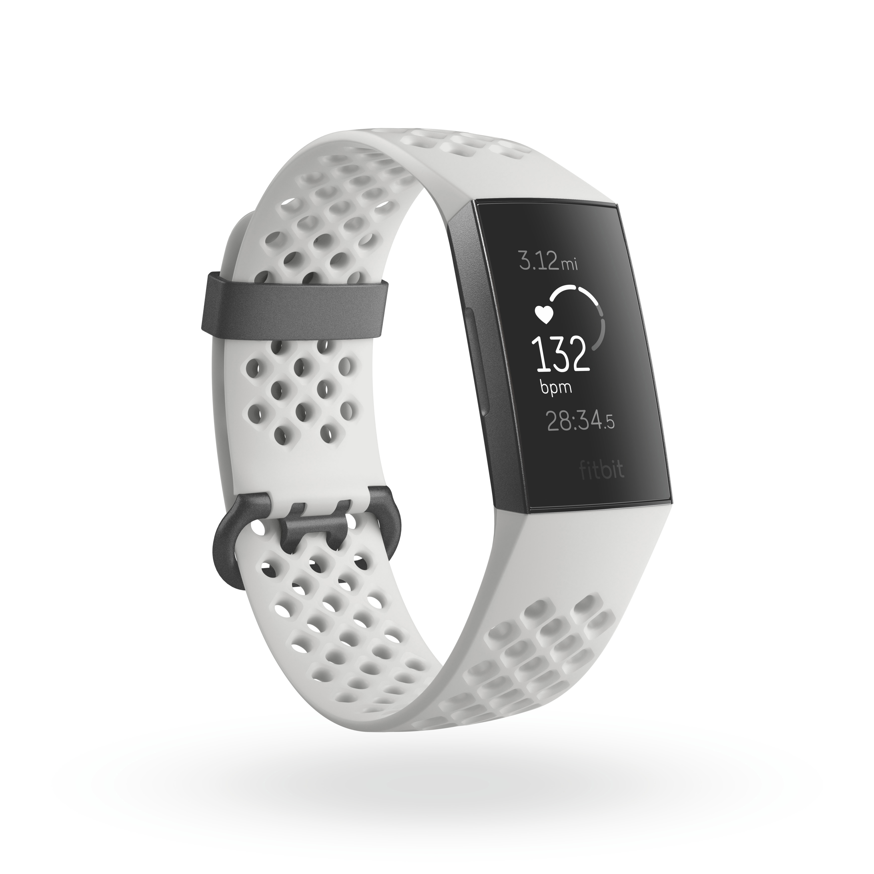 FITBIT Charge 3 SE, Fitness Tracker, S: 140 mm - 180 mm, L: 180mm - 220 mm, Graphit/Weiß