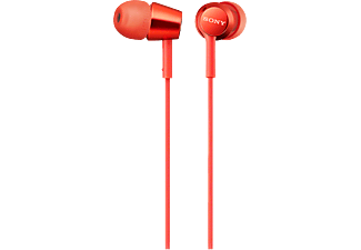 SONY MDR-EX155AP - Casque (In-ear, Rouge)