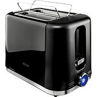 KOENIC KTO 2210 B Toaster Schwarz (870 Watt, Schlitze: 2)