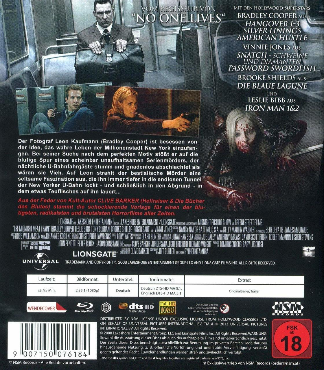 DVD-Hülle mit Filmplakat. Das Plakat zeigt einen Mann im Anzug und eine blutverschmierte Frau.