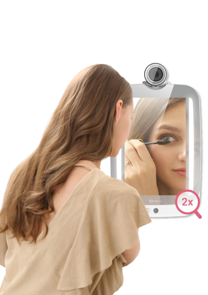 HIMIRROR Plus+ Smart Beauty Spiegel Silber