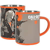 NUMSKULL Call of Duty Black Ops 4 Steel Mug Tasse, Mehrfarbig