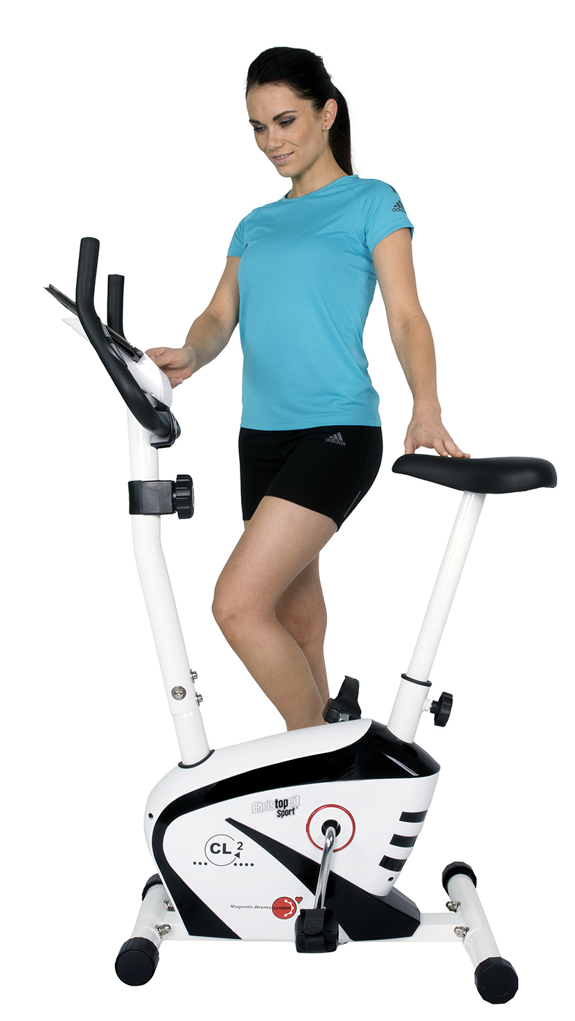CHRISTOPEIT CL 2 Heimtrainer, Weiß/Schwarz