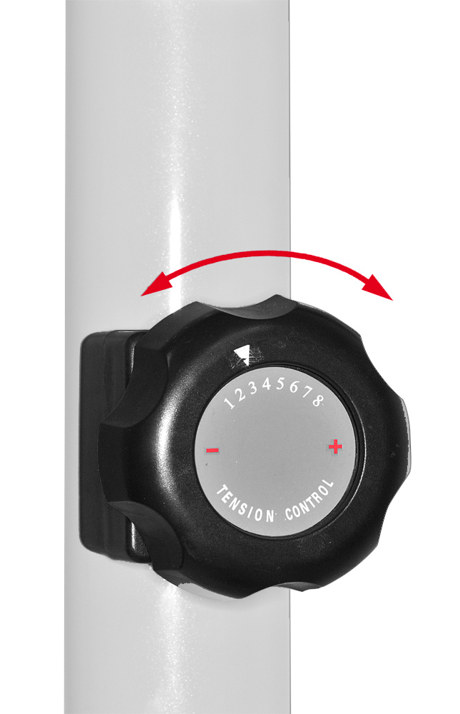 CHRISTOPEIT CL 2 Heimtrainer, Weiß/Schwarz