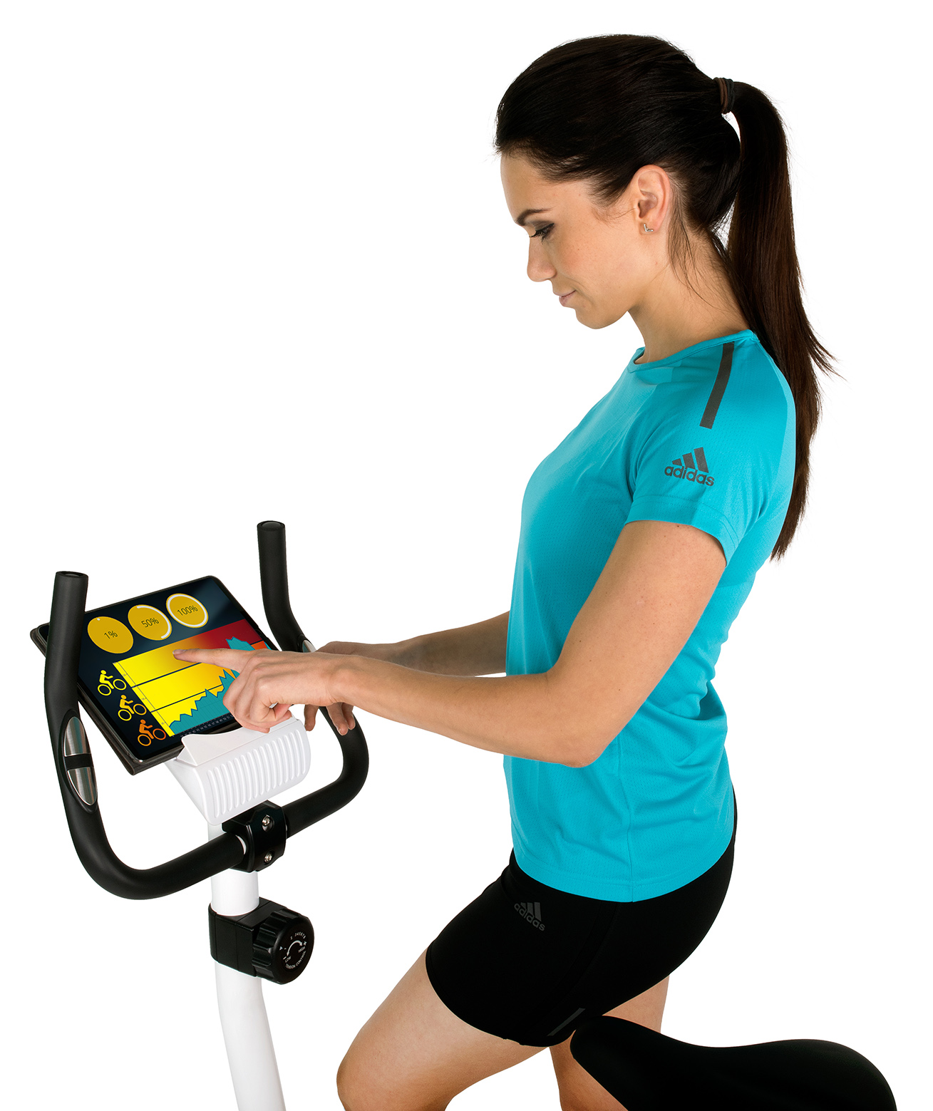 CHRISTOPEIT CL 2 Heimtrainer, Weiß/Schwarz