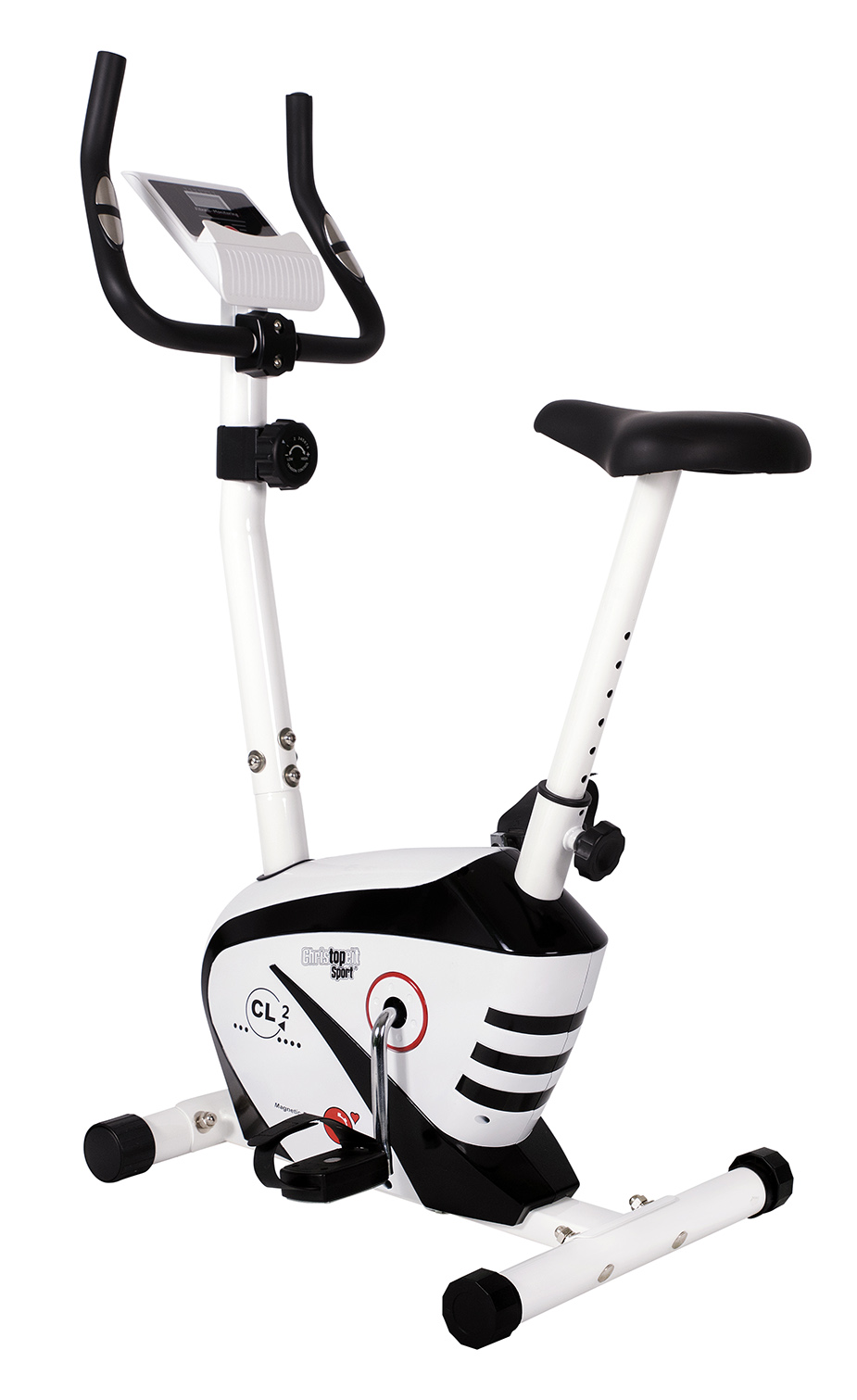 CHRISTOPEIT CL 2 Heimtrainer, Weiß/Schwarz