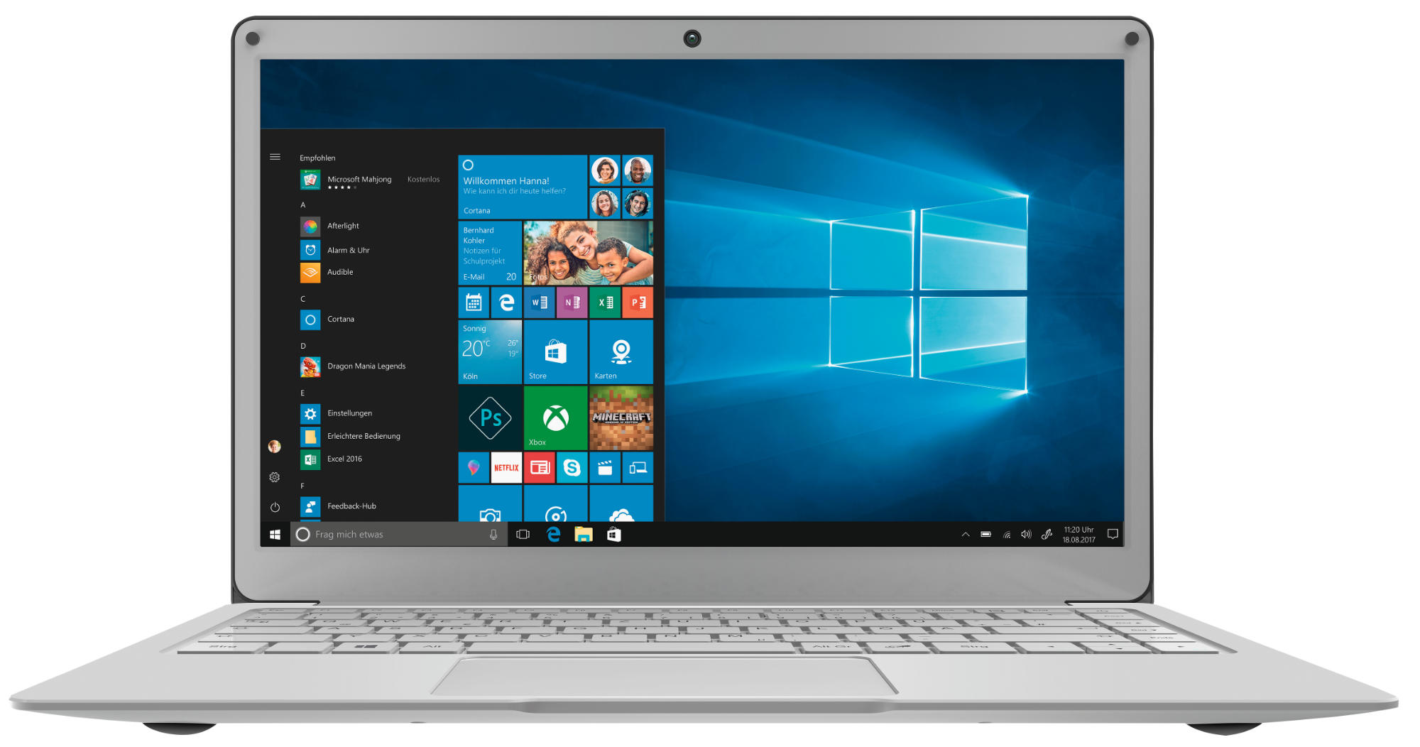 TREKSTOR Surfbook A13B - 13,3 Zoll - Intel® Pentium® Silver N5000 - 4 GB - 64 GB - Intel® UHD 605 - Windows 10 Home S-Modus (32 Bit)