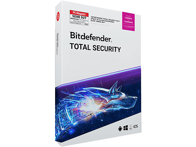 3 [PC] 18 Monate MultiDevice / Bitdefender Geräte Security Total -