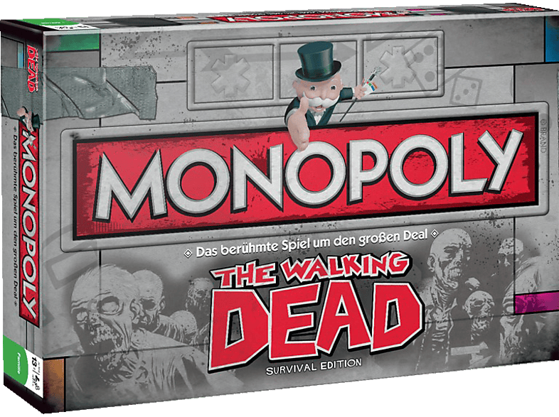 WINNING MOVES Brettspiel The Mehrfarbig Dead Monopoly Walking