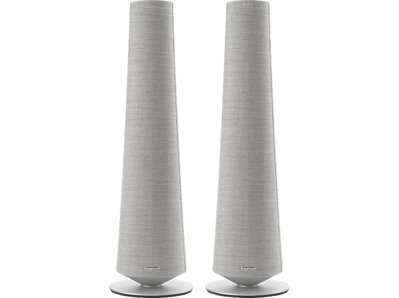 HARMAN KARDON Citation Tower Lautsprecher App-steuerbar, Bluetooth, Grau