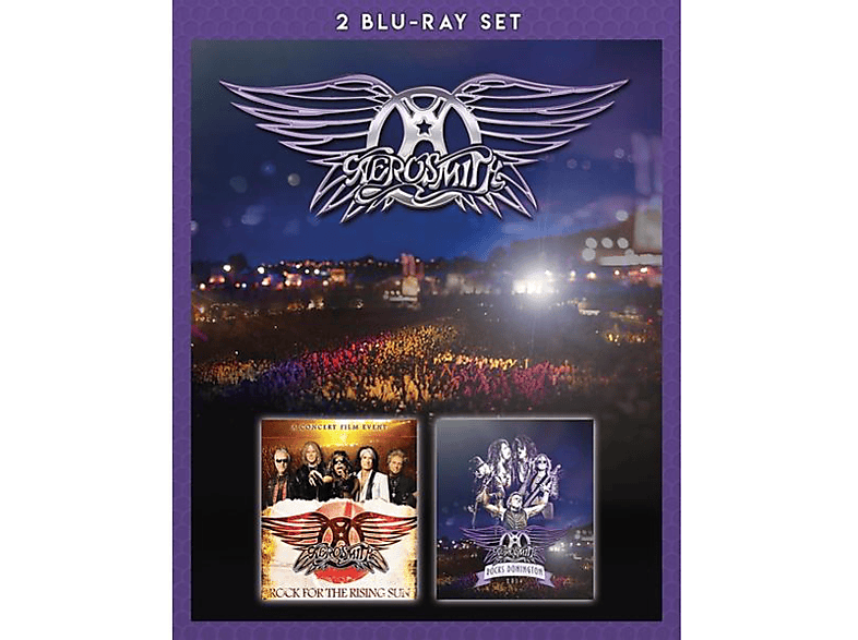 (Blu-ray) Rock The (2br) For - Donington Rising Aerosmith - Sun+Rocks