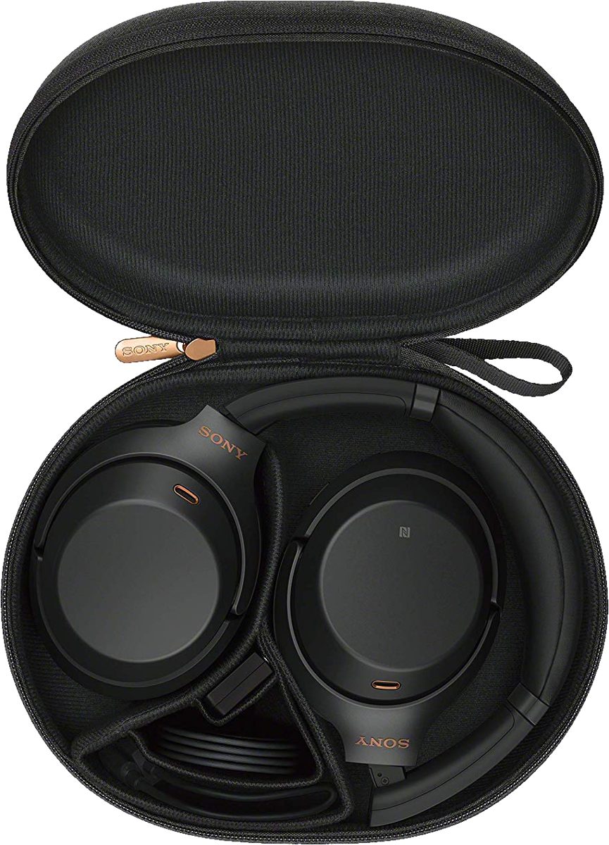 SONY Bluetooth Kopfhörer WH-1000XM3 mit Geräuschminimierung, schwarz