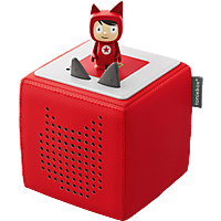 BOXINE Audiosystem Tonies Toniebox - Starterset - inkl. Kreativ Tonie Audiosystem, Rot
