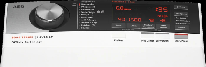 AEG L8TE84565 Lavamat Waschmaschine (6 kg, 1451 U/Min., D)