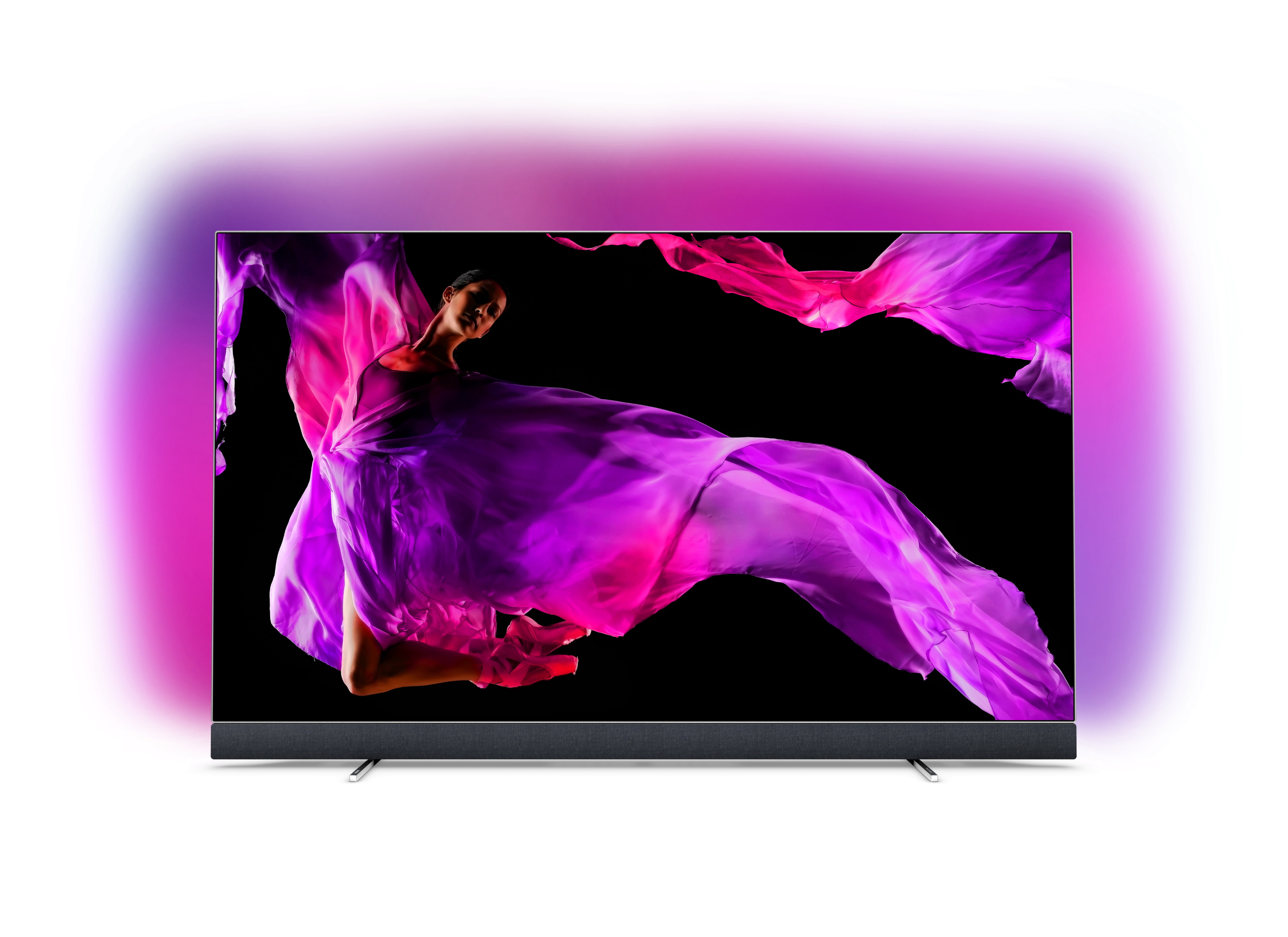 PHILIPS 55OLED903 OLED TV (Flat, 55 Zoll / 139 cm, UHD 4K, SMART TV, Ambilight, Android TV)