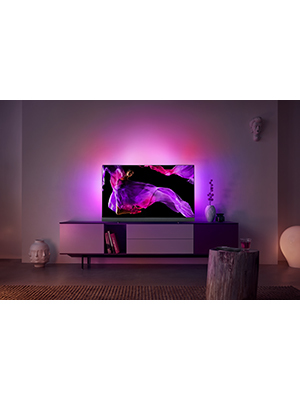 PHILIPS 65OLED903 OLED TV (Flat, 65 Zoll / 164 cm, UHD 4K, SMART TV, Ambilight, Android TV)