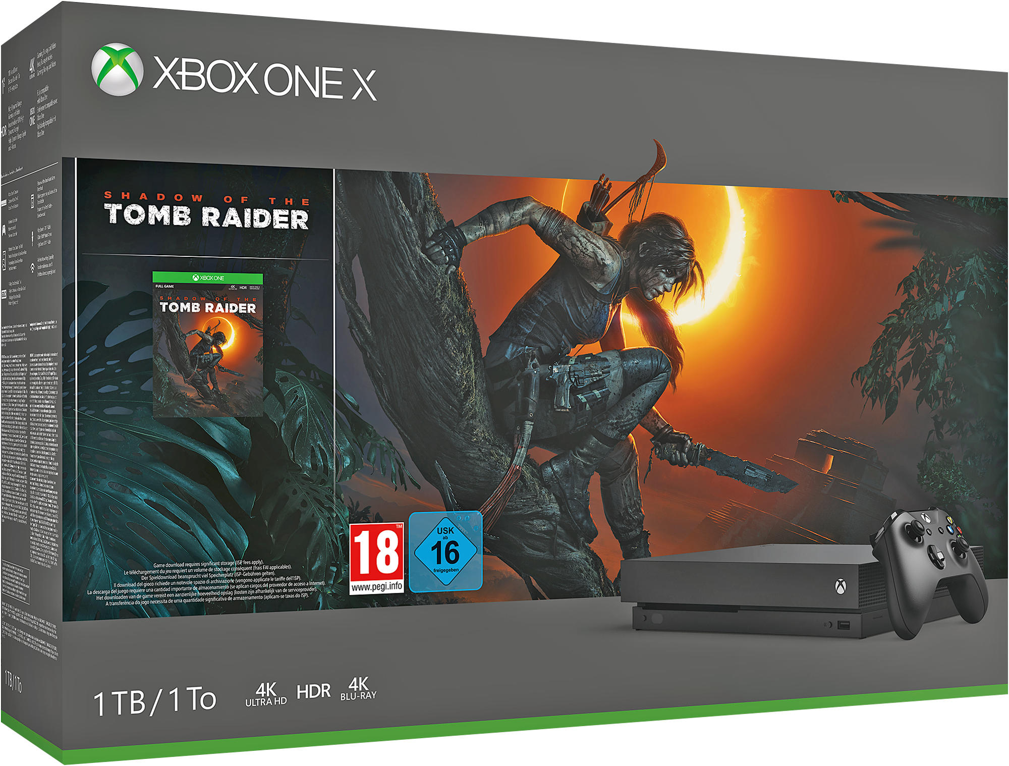 Consola - Xbox One X 1TB + Shadow Of The Tomb Rai