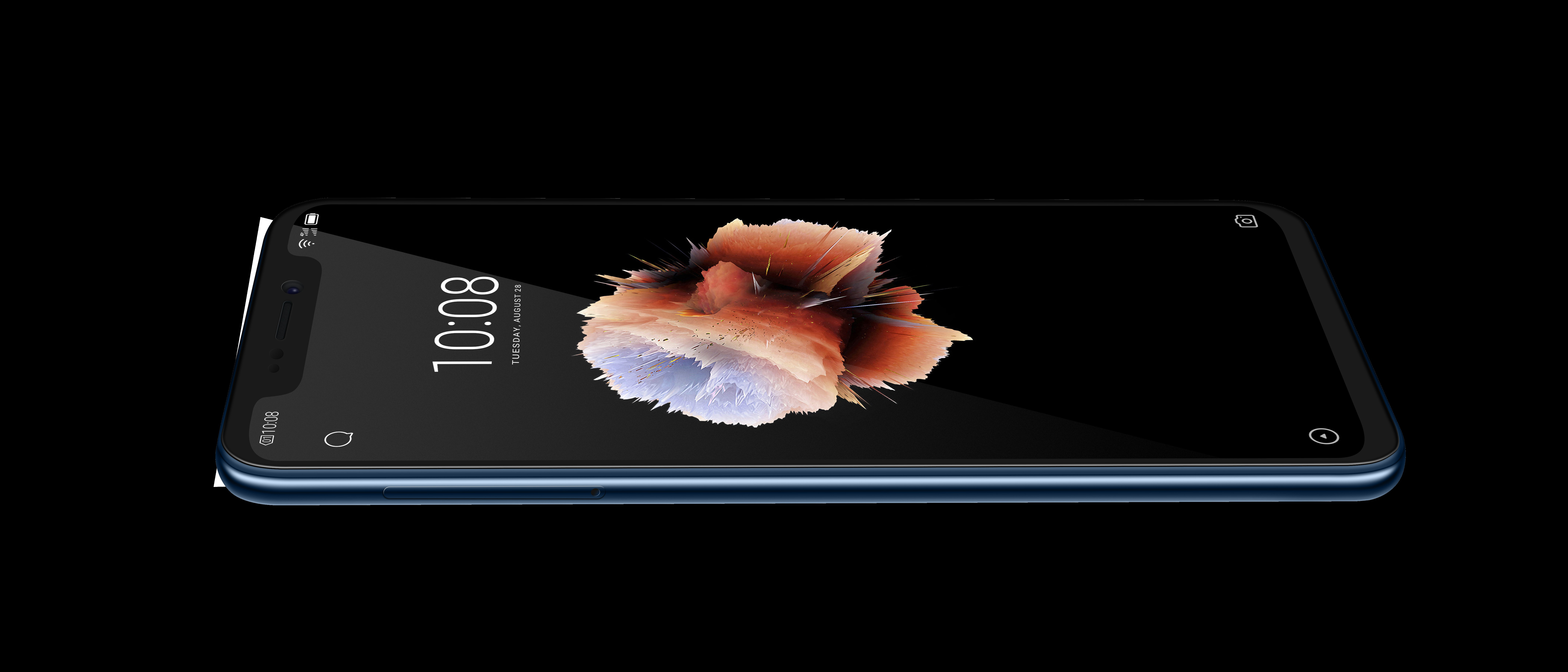ZTE AXON 9 PRO 128 GB Blau Dual SIM
